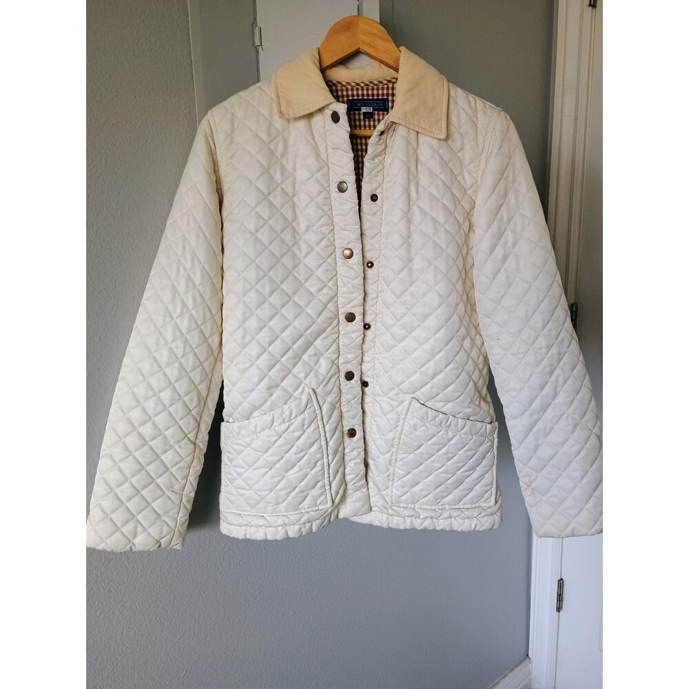 J. McLaughlin old money equestrian barn chore jacket quietLuxury diamond quilted